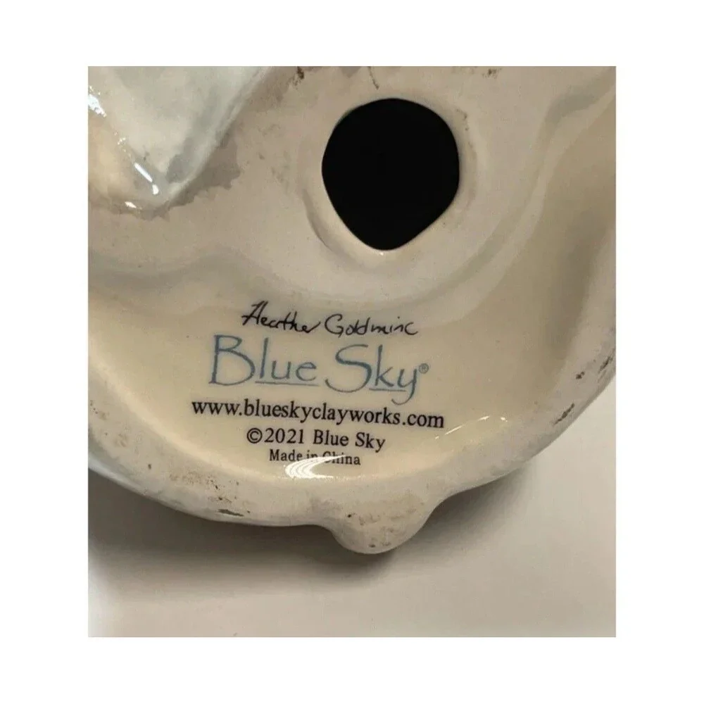 Blue Sky Clayworks 2021 St Patrick’s Day Irish Dog Figurine (Sm Chip) - Picture 7 of 8